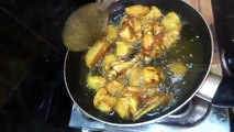 Chicken Pickle Preparation in Telugu (చికెన్ పచ్చడి తయారీ)