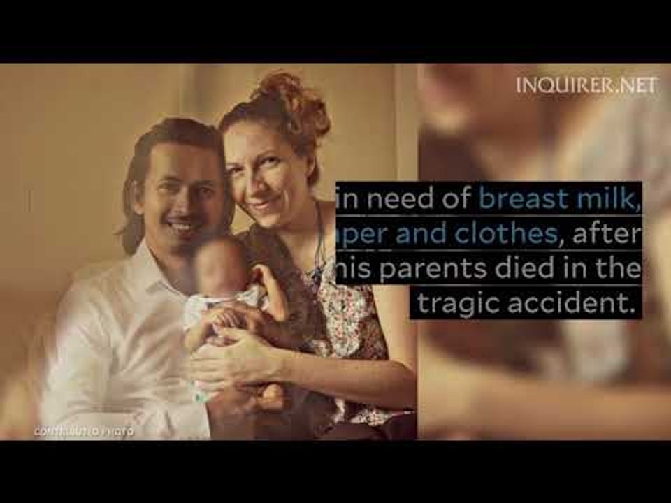 Infant, who lost parents to car crash, in need of breast mik, clothes, diapers