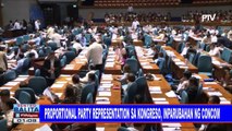 #SentroBalita: Proportional party representation sa Kongreso, inaprubahan ng ConCom