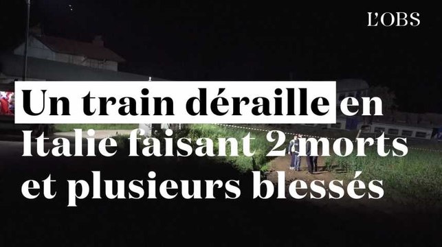 Un train déraille en Italie faisant 2 morts et plusieurs blessés