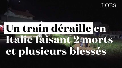Un train déraille en Italie faisant 2 morts et plusieurs blessés