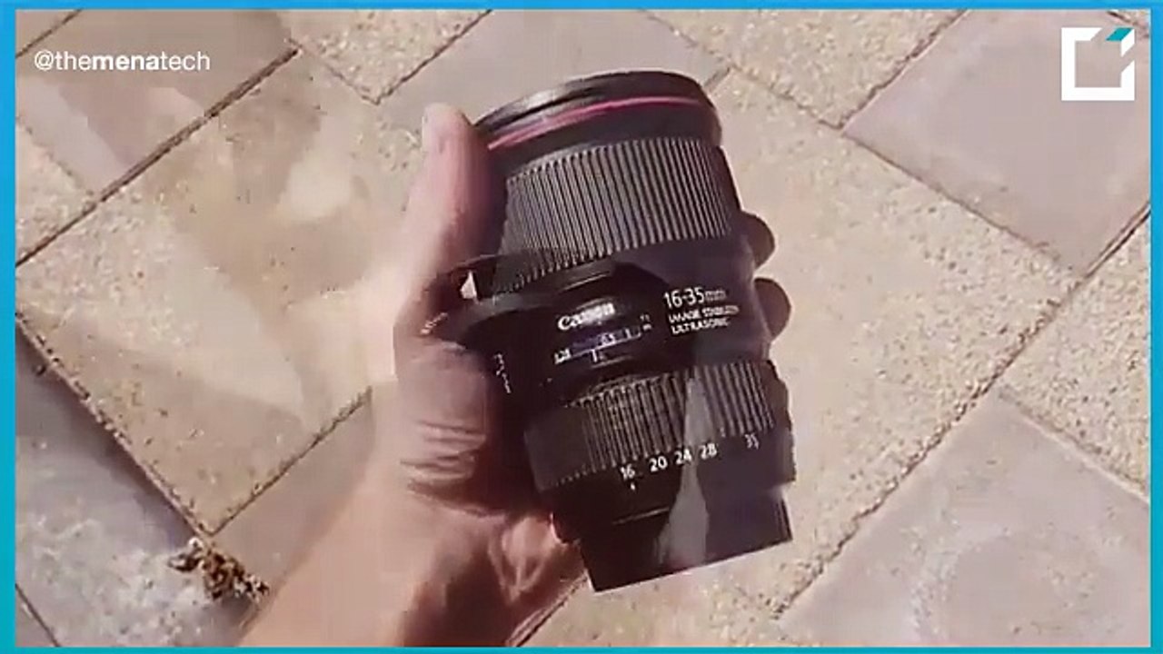 تكسير عدسة كاميرا