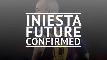 Iniesta signs for Japanese club Vissel Kobe