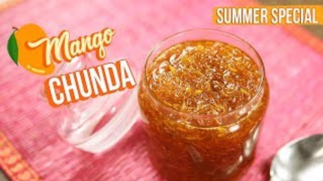 Instant Chunda Recipe - How To Make Raw Mango Chunda - Gujarathi Sweet Mango Pickle - Varun Inamdar