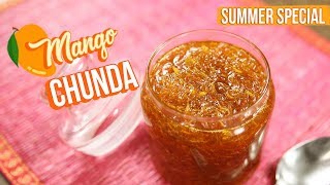 Instant Chunda Recipe - How To Make Raw Mango Chunda - Gujarathi Sweet Mango Pickle - Varun Inamdar