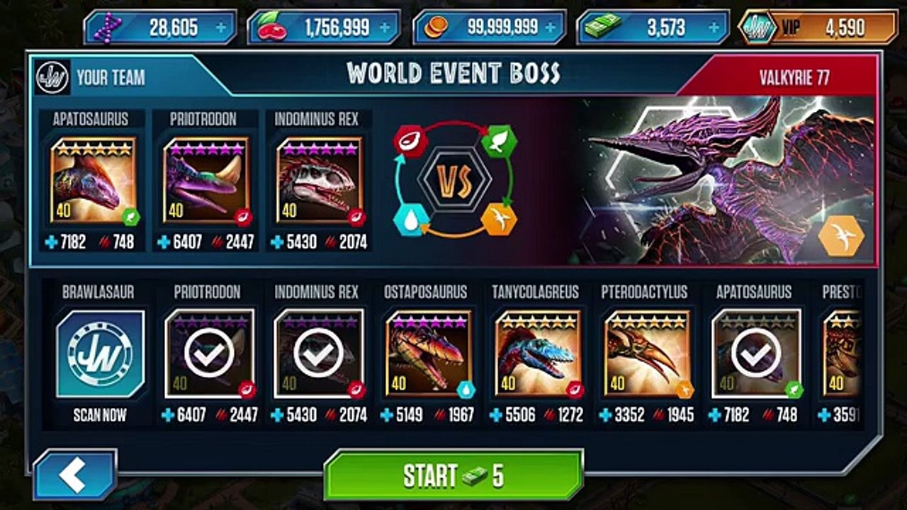 VALKYRIE 77 - Jurassic World The Game