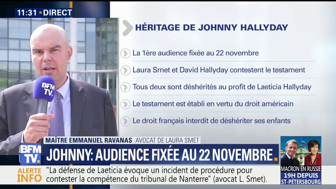 Johnny : "Nous allons nous abîmer les uns et les autres au cours de cette procédure", estime l'avocat de Laura Smet