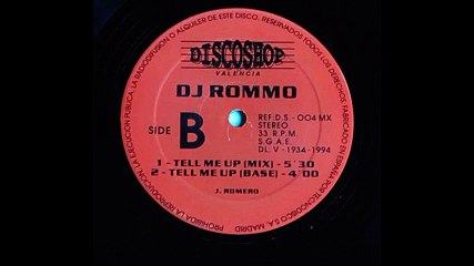 D.J. Rommo - Tell Me Up! (Base) (B2)