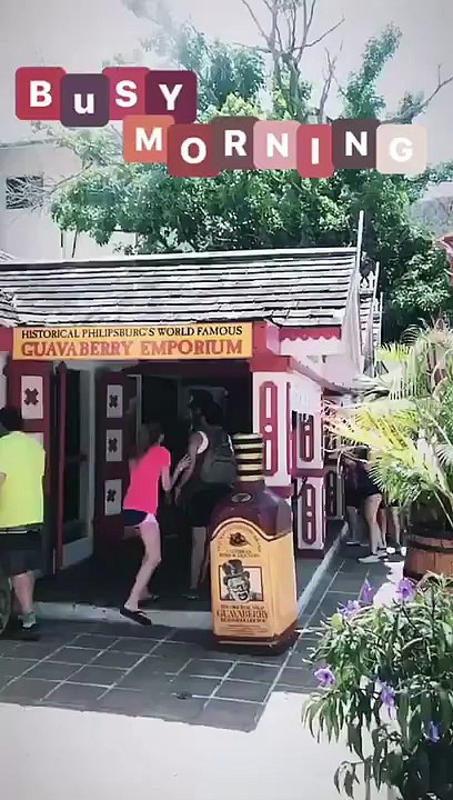 It's a busy morning at the Guavaberry Emporium! If you're planning a trip to St. Maarten, make sure to add a stop at our store on your list of things to do!