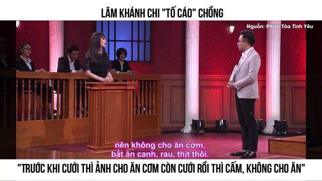 Lâm Khánh Chi tố cáo chồng: Trước khi cưới thì cho ăn cơm còn cưới rồi thì cấm, không cho ăn
