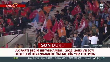 AK Parti bugün seçim beyannamesini açıklayacak