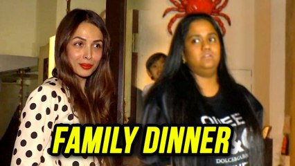 Malaika Arora Khan, Salman Khan's Family DINE At Bastian In Mumbai