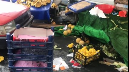 Şişli’de Otomobil Pazara Daldı, Vatandaşlar Büyük Panik Yaşadı