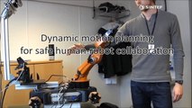 Dynamic motion planning for safe human-robot collaboration
