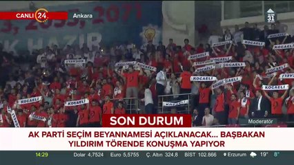 AK Parti seçim beyannamesi açıklanıyor