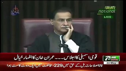 Imran Khan Made PMLN Leaders Angry In Assembly