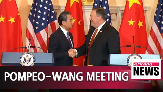 Top diplomats of U.S. and China discuss North Korea in Washington