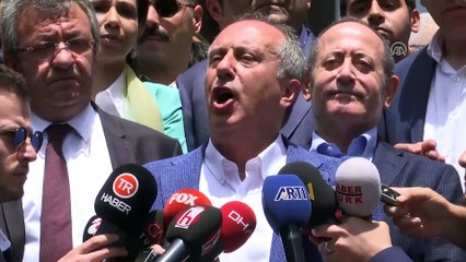 CHP'nin cumhurbaşkanı adayı Muharrem İnce - İSTANBUL