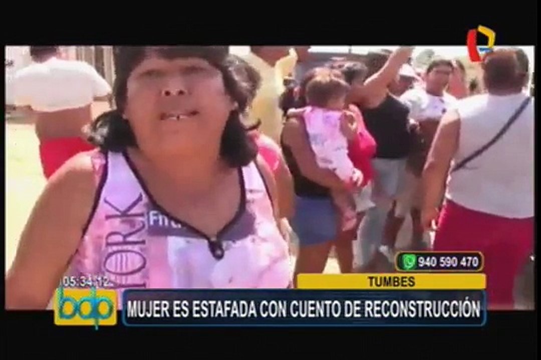 Tumbes: más de 500 personas fueron estafadas con el cuento de reconstrucción