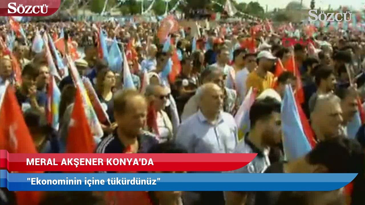 Meral Akşener: "Ekonominin içine tükürdünüz"
