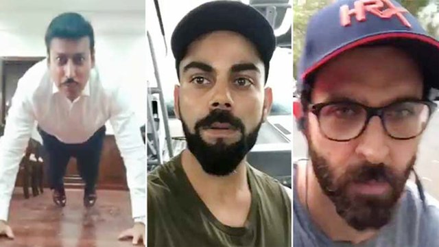 Virat, Hrithik Roshan & Others accept Fitness Challenge started by Rajyavardhan Rathore |FilmiBeat