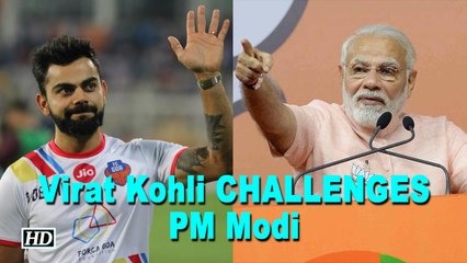 Virat Kohli CHALLENGES PM Modi | #HumFitTohIndiaFit