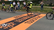 300 écoliers sur le futur parcours du Tour de France