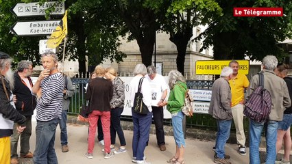 Quimper. Rassemblement de soutien à deux faucheurs convoqués devant le parquet