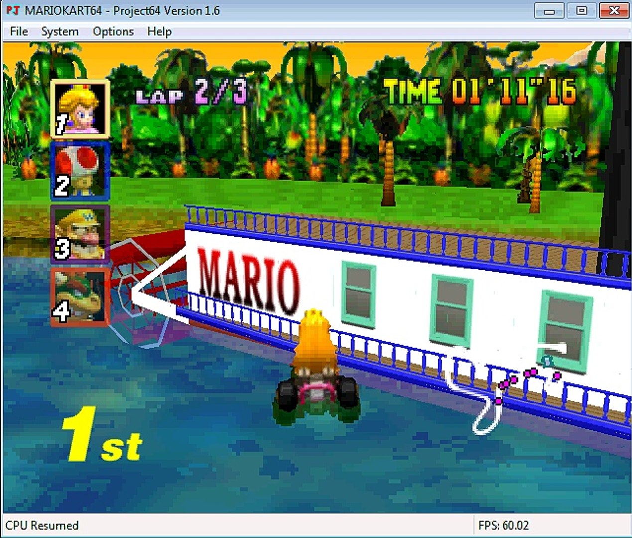 Mario Kart 64 Gameplay D.K's Jungle Parkway - video Dailymotion
