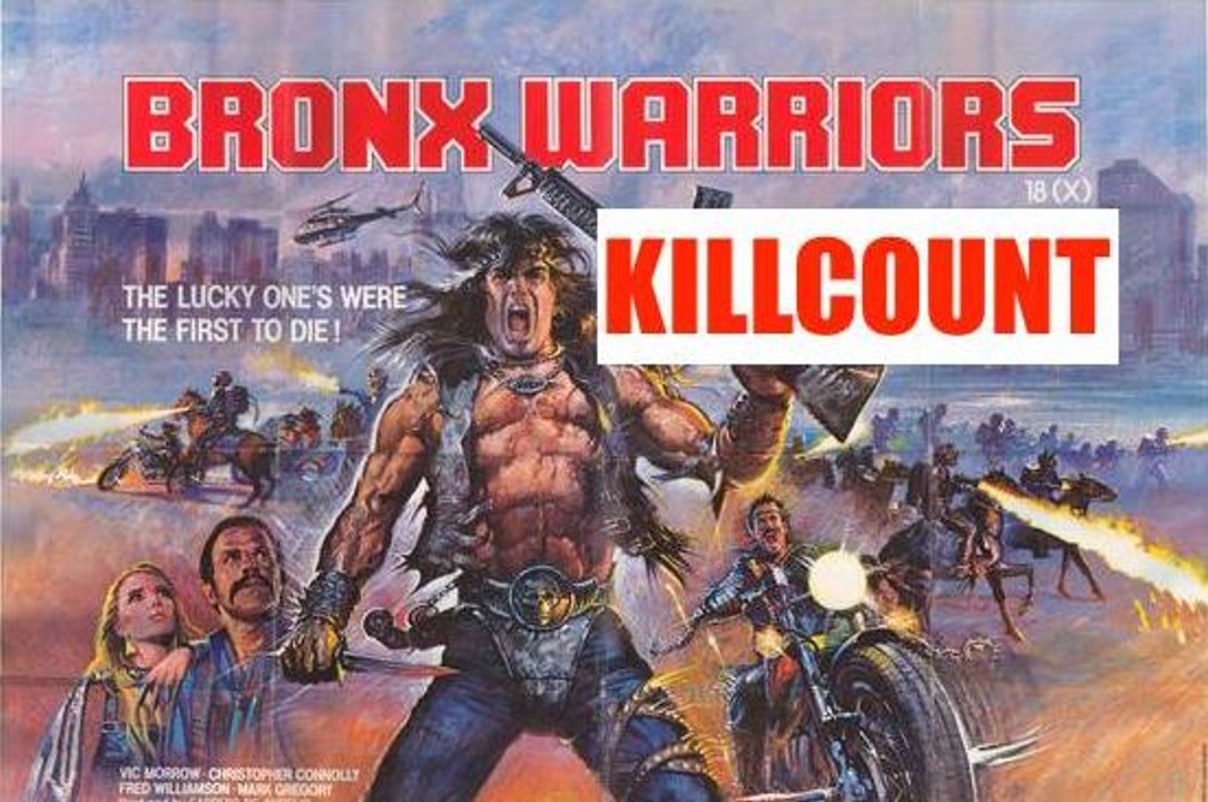 1990 The Bronx Warriors (1982) Mark Gregory, Vic Morrow & Fred Williamson killcount