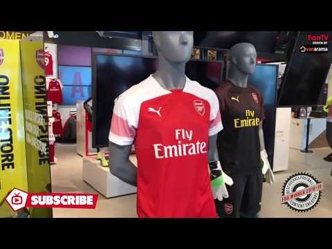The Brand New 2018/19 Arsenal Home Kit Up Close!