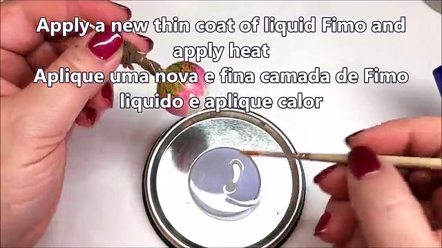 Translucents hollow beads- liquid polymer clay (liquid Fimo) tutorial