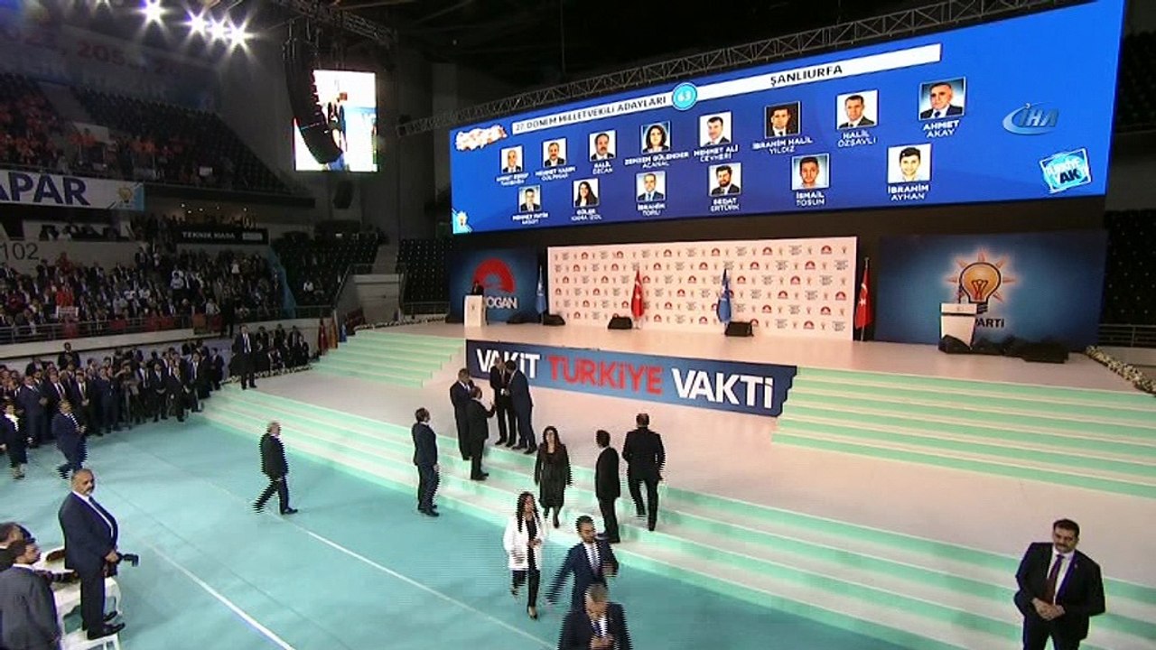 Cumhurbaşkanı Erdoğan, AK Parti milletvekili adaylarını tanıtıyor