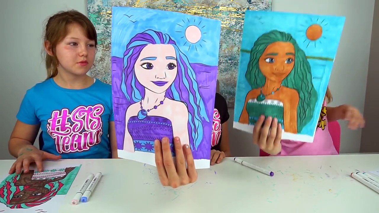 3 MARKER CHALLENGE w_ my BFFs!!!