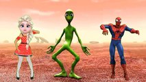 Spiderman Dame Tu Cosita  Alien Dance  Learn Colors with Alien Song for Kids