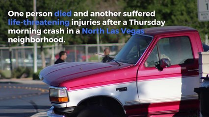 1 dead in North Las Vegas crash