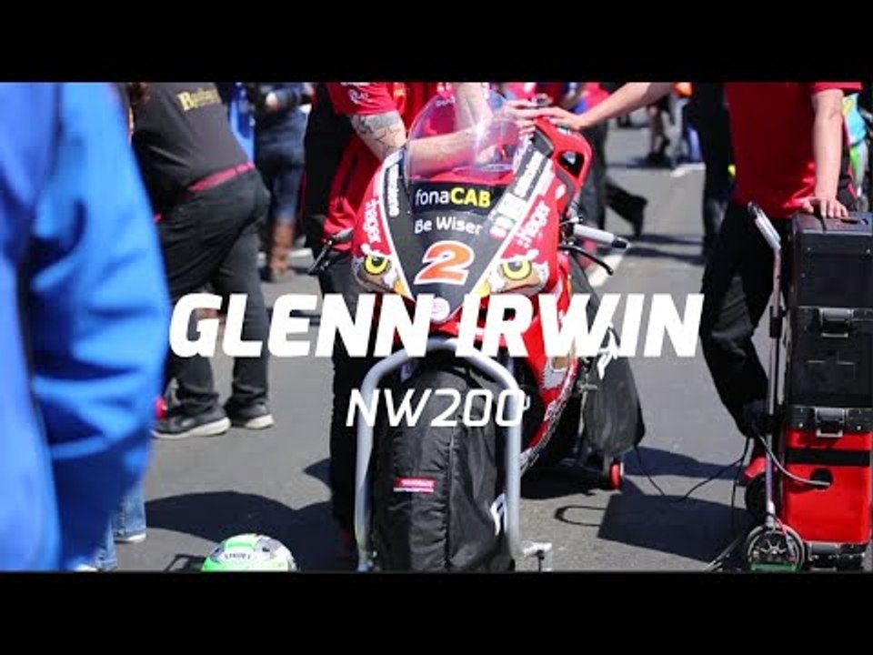 Glenn Irwin talking about his qualifying lap