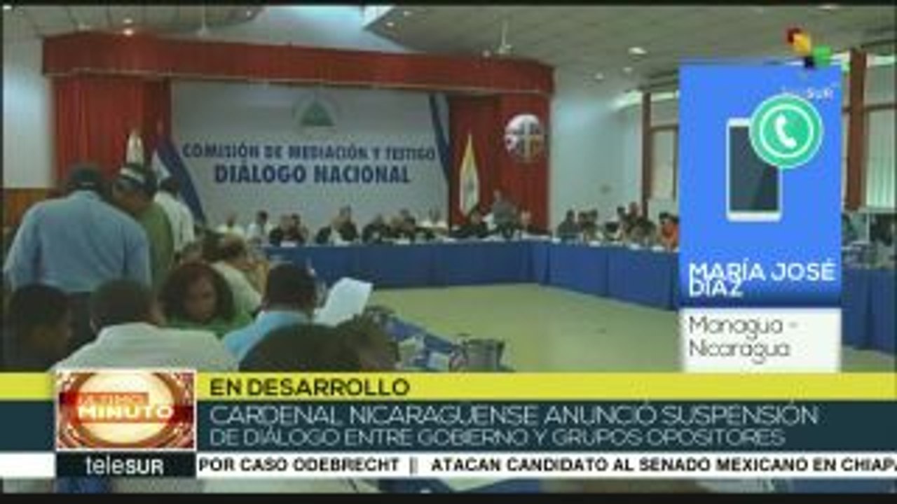 Conferencia Episcopal suspende diálogo en Nicaragua