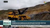 Perú: mineras, las grandes favorecidas por la política tributaria