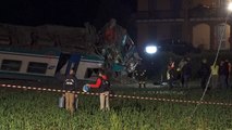 Dos muertos en choque de tren con un camión en Italia