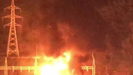 동두천 변전소 화재...7천 가구 한때 정전 / YTN