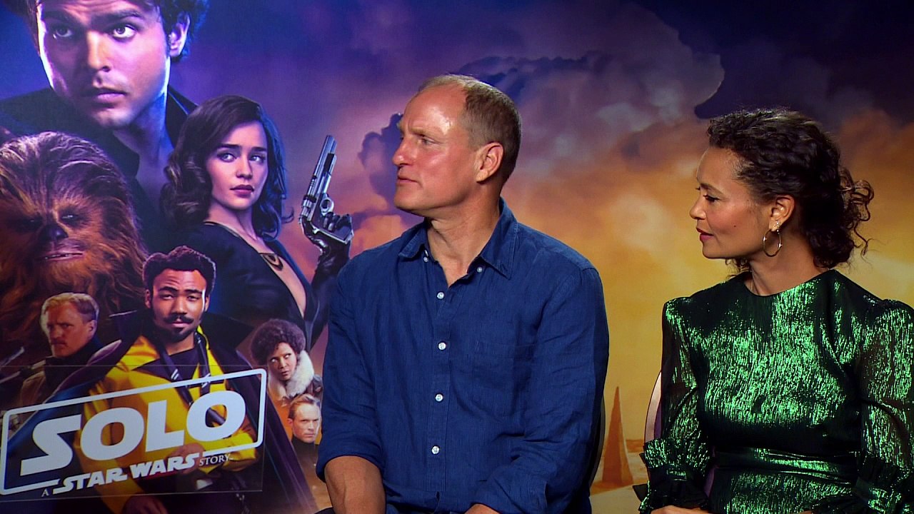 SOLO: Woody Harrelson & Thandie Newton on Star Wars secrecy