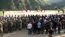 Şehit korucular için Şemdinli 34. Hudut Tugay Komutanlığı'nda tören düzenlendi - HAKKARİ