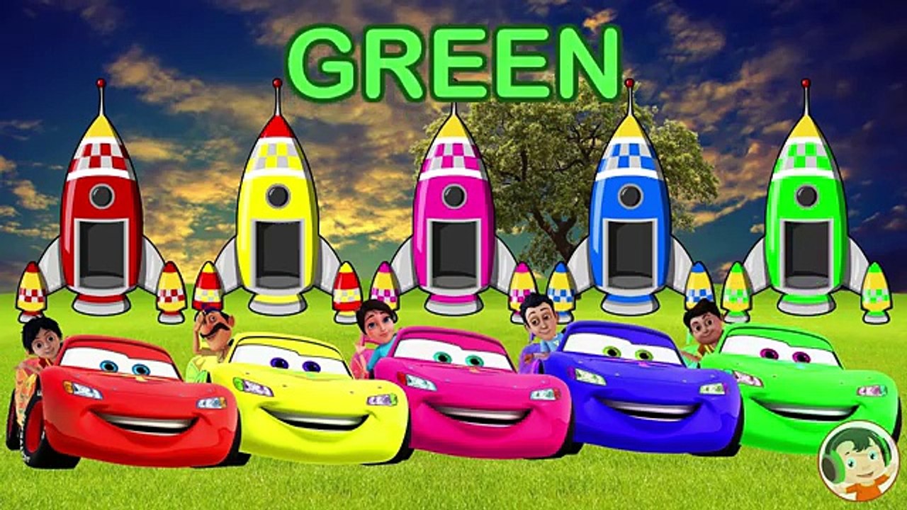 Shiva and McQueen VS Moana Finger Family Song - Learn Colors for Kids and Toddlers