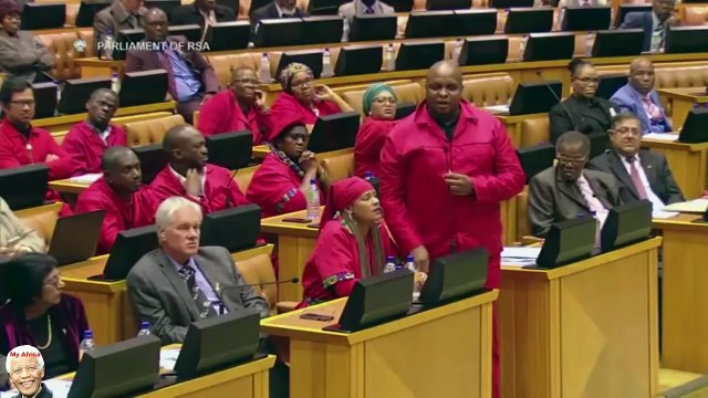 Occupy Land Julius Malema And EFF Removed From Parliament