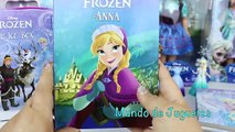 Disney Frozen Story Books of Elsa, Anna,Olaf and Cristoff|Frozen Una Aventura Congelada Libros