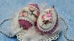 Decoupage easter eggs with roses - DIY By Catherine :)