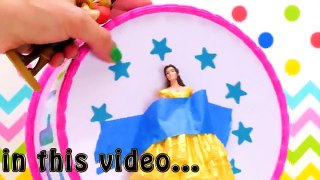 Beauty and The Beast Movie Cake Toy Surprise Game w/ Belle, Lumiere, Cogsworth & Gaston