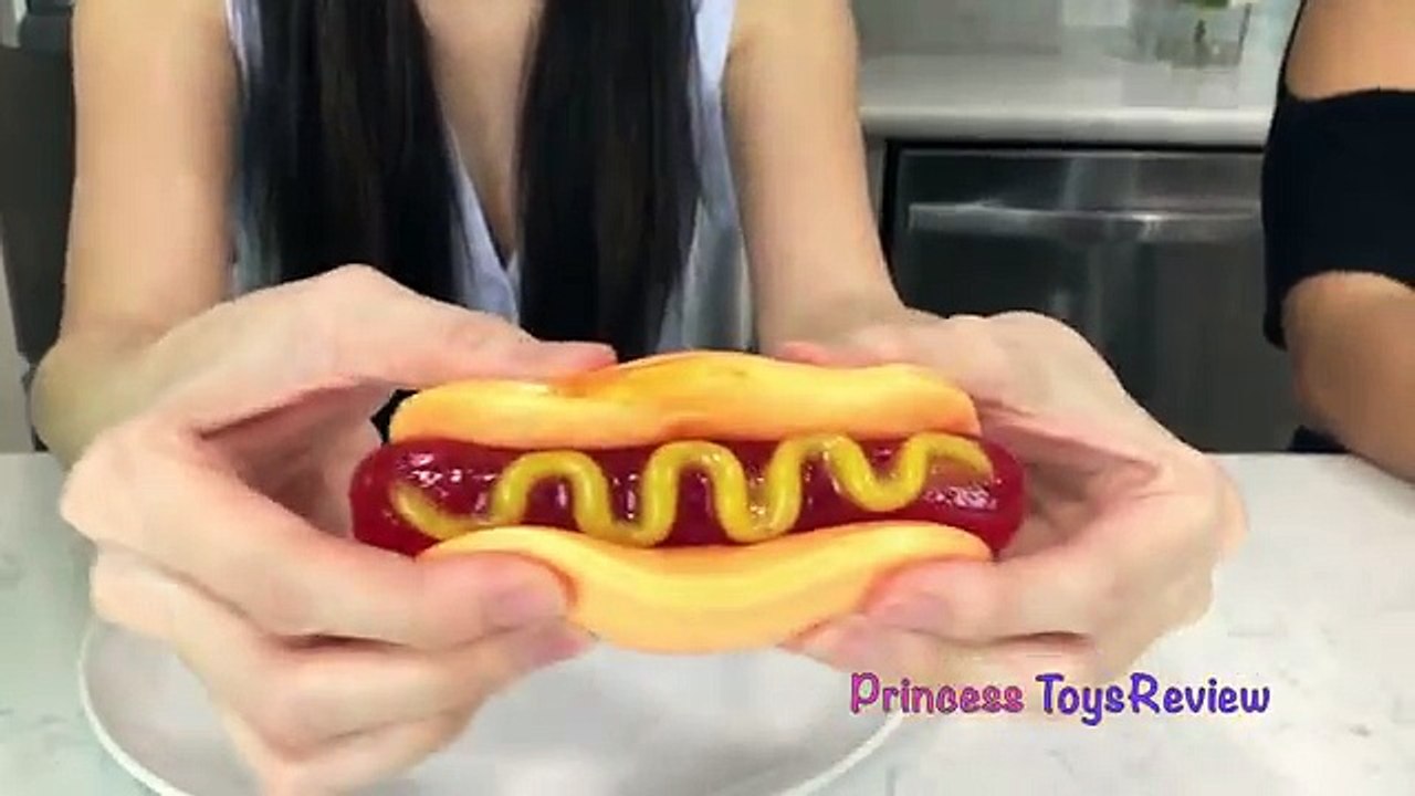 GUMMY FOOD vs REAL FOOD CHALLENGE with Princess Toysreview