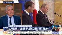 Que faut-il retenir de l'échange entre Emmanuel Macron et Vladimir Poutine?